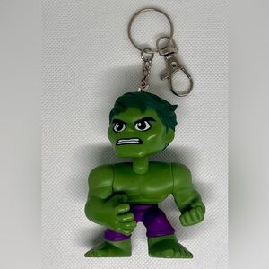 New Marvel Hulk Keychain Bag Charm with Metal Clip